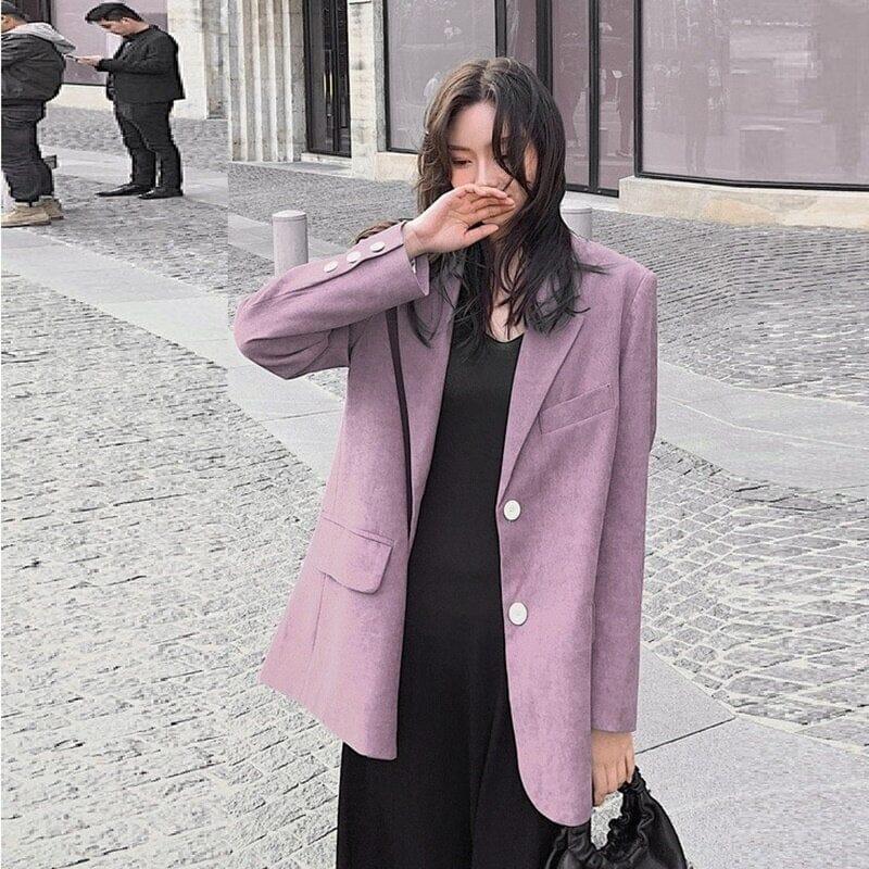 Women's oversize blazer jacket