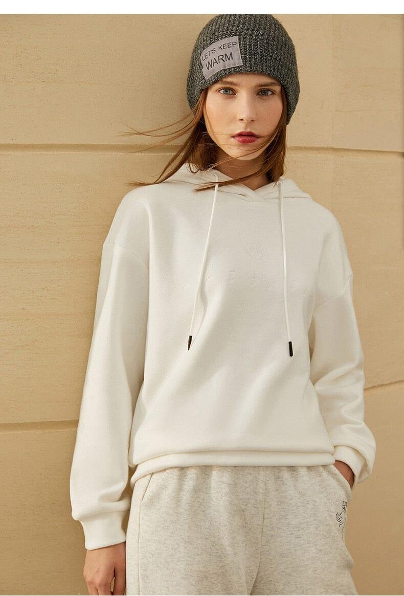 Alternate view: Women's embroidered hoodie