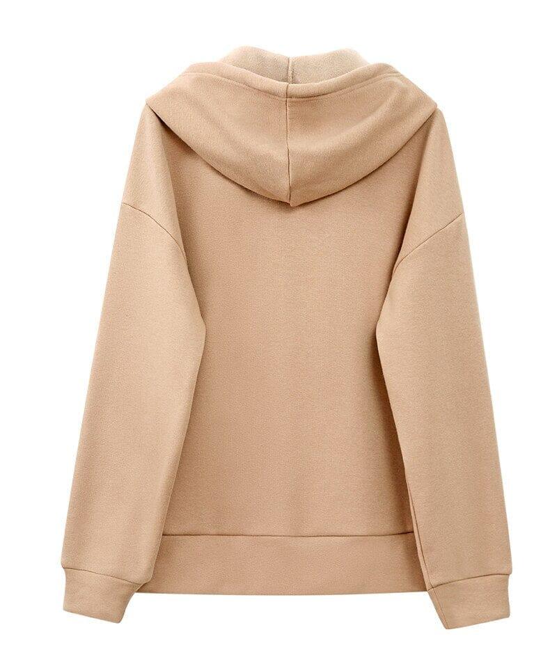 Alternate view: Women's embroidered hoodie
