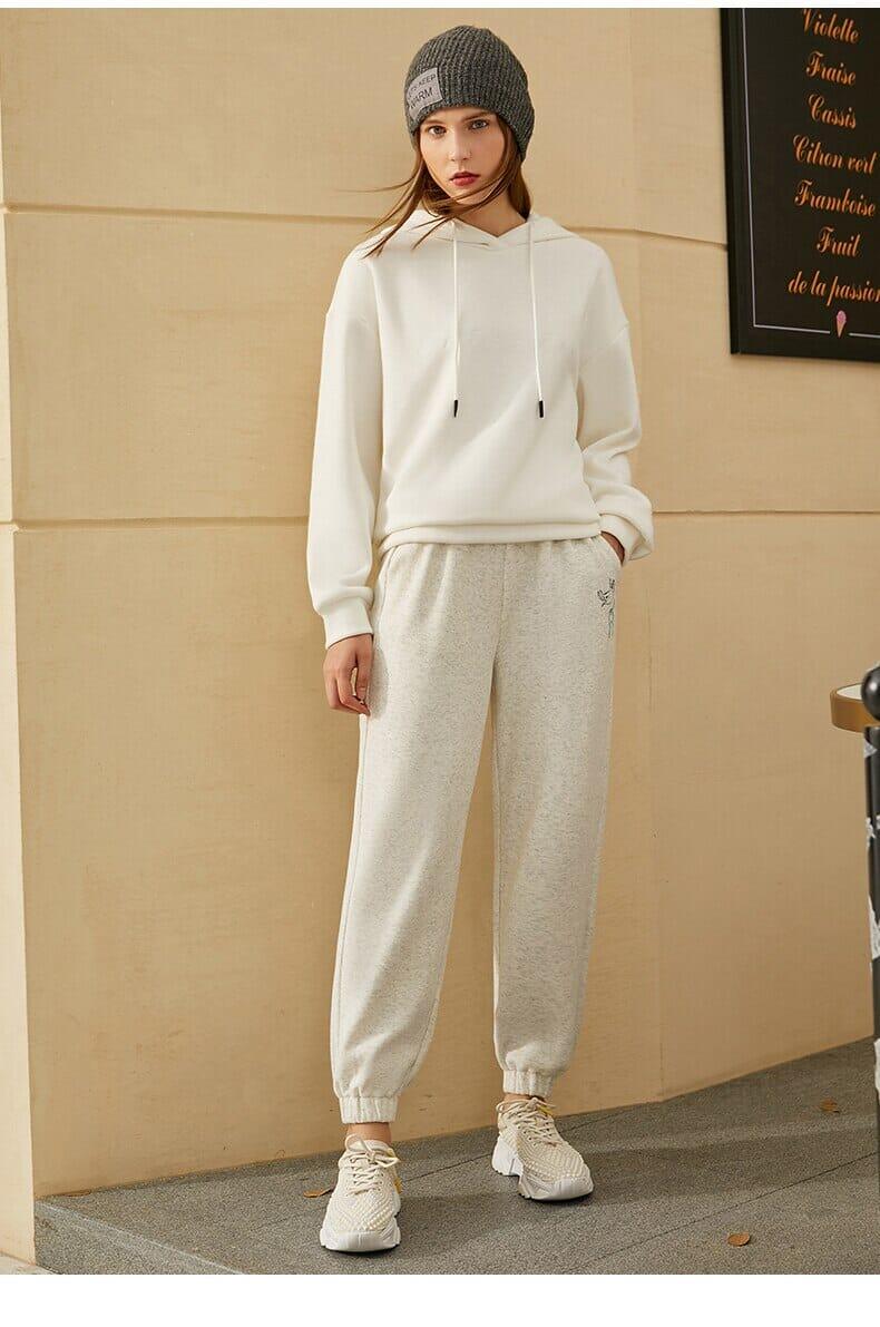 Alternate view: Women's embroidered hoodie