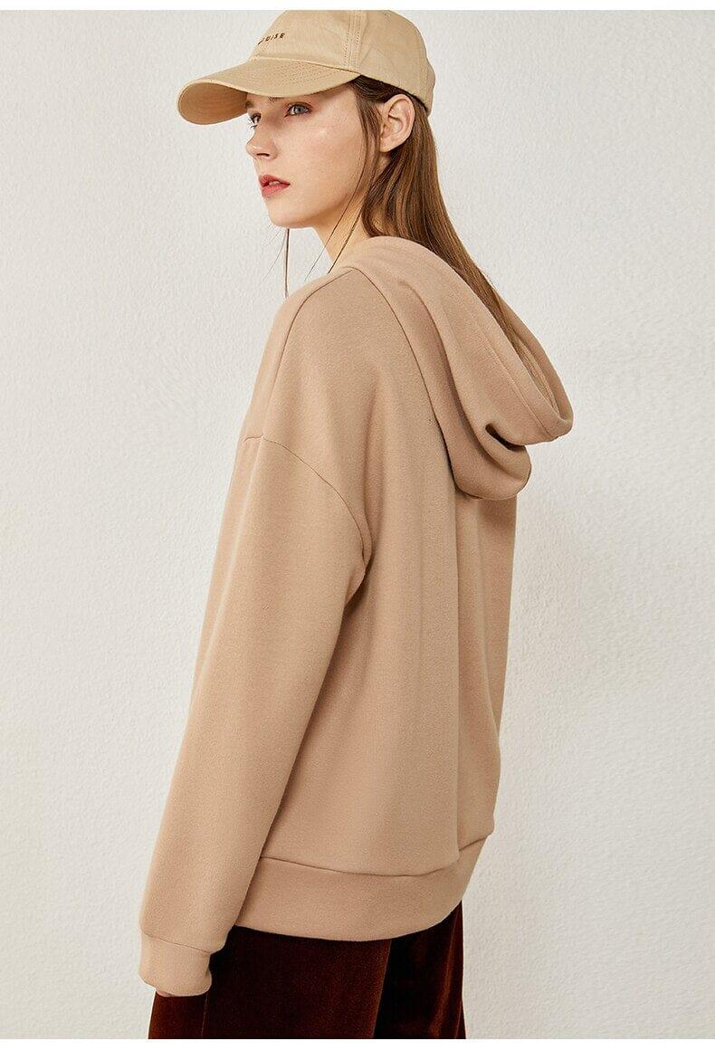 Alternate view: Women's embroidered hoodie