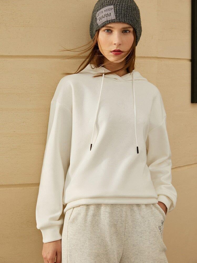 Women's embroidered hoodie
