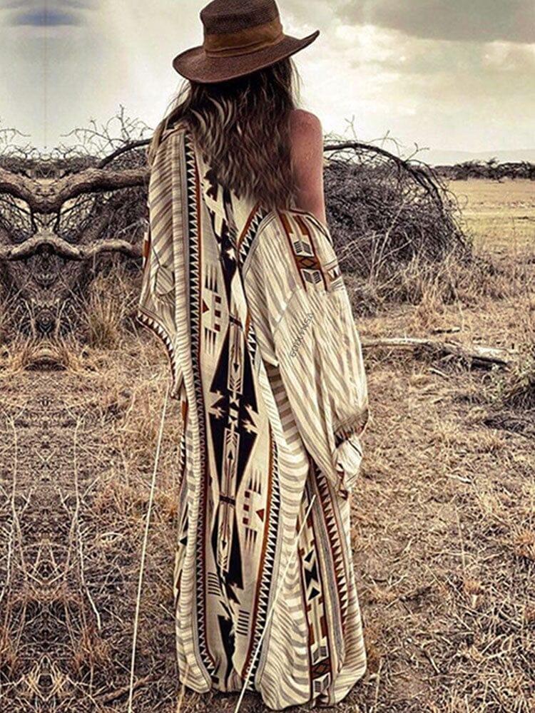Alternate view: Women's belted kimono tunic